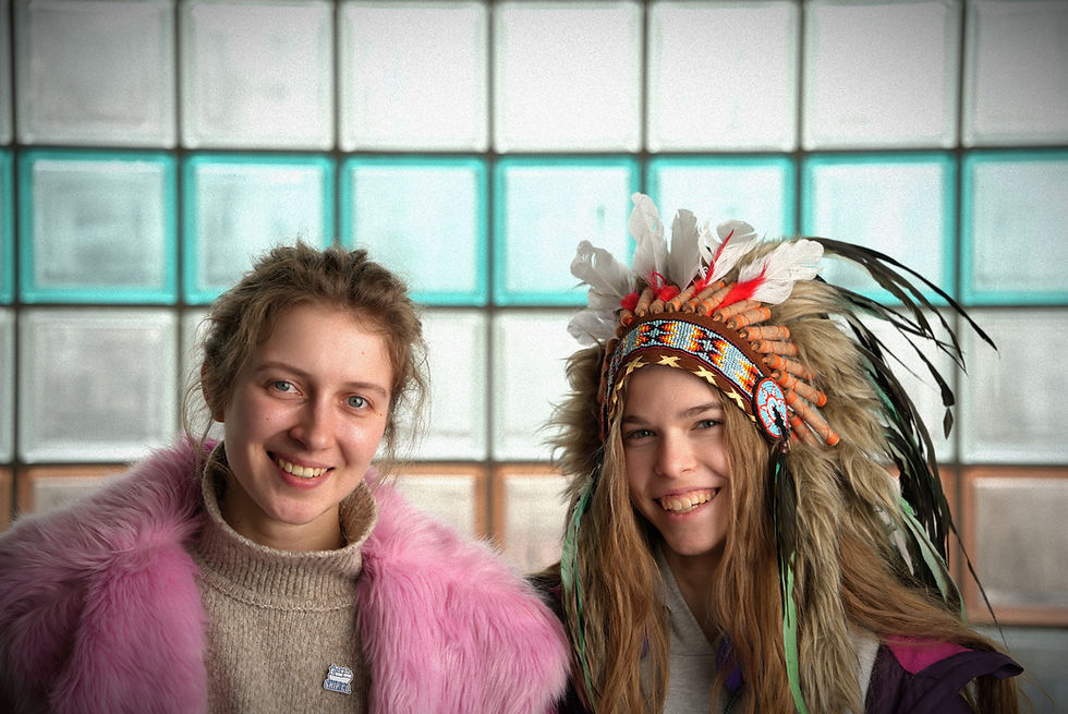 Photo main characters actresses Artemenko and Leshchenko